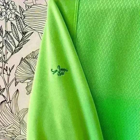 NIKE GOLF TOUR PERFORMANCE THERMA-FIT GREEN 1/2 ZIP PULL OVER FLEECE SIZE L - Picture 3 of 6